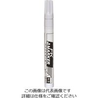 不易糊工業 フエキ KFKペイントマーカー 丸芯 2mm 白 KFK-1 1セット(10本) 162-3102（直送品）