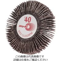 ミユキ産業 ミユキ ミニホイール X830W 80X15X6 40# MM8015-40 1セット(5個) 828-4750（直送品）