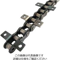 片山チエン カタヤマ 資材 アタッチ付チェン3M(160L) 列数:1 適合チェンNO.19.05 603LK-1T 1個 867-6910（直送品）