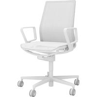 【組立設置込】コクヨ ファブレ サークル肘 背座同色メッシュ WH×ホワイト C01-W151MU-WEWEW2 1脚（直送品）