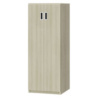 大洋 Shelfit 鍵付き 収納庫 幅448×奥行465×高さ1191mm グレーオーク OFS1245D45 GO+3段扉幅木 1台（直送品）