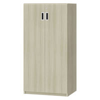 大洋 Shelfit 鍵付き 収納庫 幅548×奥行465×高さ1191mm グレーオーク OFS1255D45 GO+3段扉幅木 1台（直送品）