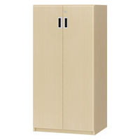 大洋 Shelfit 鍵付き 収納庫 幅548×奥行465×高さ1191mm ライトナチュラル OFS1255D45 LN+3段扉幅木 1台（直送品）