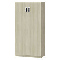 大洋 Shelfit 鍵付き 収納庫 幅598×奥行315×高さ1191mm グレーオーク OFS1260D30 GO+3段扉幅木 1台（直送品）