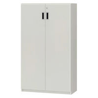 大洋 Shelfit 鍵付き 収納庫 幅648×奥行315×高さ1191mm ホワイト OFS1265D30 WH+3段扉幅木 1台（直送品）