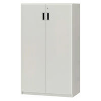 大洋 Shelfit 鍵付き 収納庫 幅648×奥行405×高さ1191mm ホワイト OFS1265D40 WH+3段扉幅木 1台（直送品）