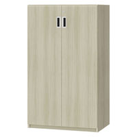 大洋 Shelfit 鍵付き 収納庫 幅648×奥行465×高さ1191mm グレーオーク OFS1265D45 GO+3段扉幅木 1台（直送品）