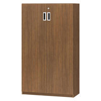 大洋 Shelfit 鍵付き 収納庫 幅698×奥行315×高さ1191mm OFS1270D30 WB+3段扉幅木 1台（直送品）