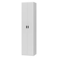 大洋 Shelfit 鍵付き 収納庫 幅498×奥行405×高さ1911mm ホワイトウッド OFS1950D40 WW+5段扉幅木 1台（直送品）