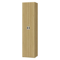 大洋 Shelfit 鍵付き 収納庫 幅498×奥行405×高さ1911mm OFS1950D40 SMB+5段扉幅木 1台（直送品）