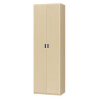 大洋 Shelfit 鍵付き 収納庫 幅548×奥行405×高さ1911mm ライトナチュラル OFS1955D40 LN+5段扉幅木 1台（直送品）