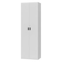 大洋 Shelfit 鍵付き 収納庫 幅548×奥行405×高さ1911mm ホワイトウッド OFS1955D40 WW+5段扉幅木 1台（直送品）