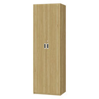 大洋 Shelfit 鍵付き 収納庫 幅548×奥行465×高さ1911mm OFS1955D45 SMB+5段扉幅木 1台（直送品）