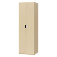 大洋 Shelfit Wハンガーワードローブ 幅548×奥行585×高さ1911mm OFS1955WR2 LN+扉幅木 1台（直送品）