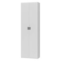 大洋 Shelfit 鍵付き 収納庫 幅598×奥行315×高さ1911mm ホワイトウッド OFS1960D30 WW+5段扉幅木 1台（直送品）