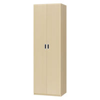 大洋 Shelfit 鍵付き 収納庫 幅598×奥行465×高さ1911mm ライトナチュラル OFS1960D45 LN+5段扉幅木 1台（直送品）