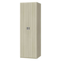 大洋 Shelfit Wハンガーワードローブ 幅598×奥行585×高さ1911mm グレーオーク OFS1960WR2 GO+扉幅木 1台（直送品）