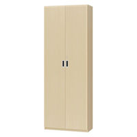 大洋 Shelfit 鍵付き 収納庫 幅648×奥行315×高さ1911mm ライトナチュラル OFS1965D30 LN+5段扉幅木 1台（直送品）