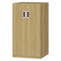 大洋 Shelfit 鍵付き 収納庫 幅448×奥行465×高さ832mm OFS8345D45 SMB+2段扉幅木 1台（直送品）