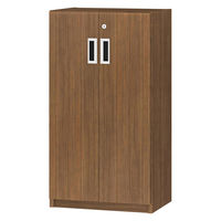 大洋 Shelfit 鍵付き 収納庫 幅498×奥行315×高さ832mm OFS8350D30 WB+2段扉幅木 1台（直送品）