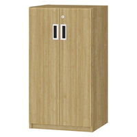 大洋 Shelfit 鍵付き 収納庫 幅498×奥行405×高さ832mm OFS8350D40 SMB+2段扉幅木 1台（直送品）