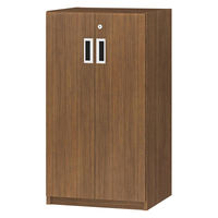 大洋 Shelfit 鍵付き 収納庫 幅498×奥行405×高さ832mm OFS8350D40 WB+2段扉幅木 1台（直送品）