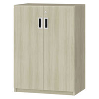 大洋 Shelfit 鍵付き 収納庫 幅548×奥行405×高さ832mm グレーオーク OFS8355D40 GO+2段扉幅木 1台（直送品）