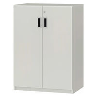 大洋 Shelfit 鍵付き 収納庫 幅548×奥行405×高さ832mm ホワイト OFS8355D40 WH+2段扉幅木 1台（直送品）