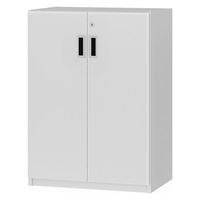 大洋 Shelfit 鍵付き 収納庫 幅548×奥行405×高さ832mm ホワイトウッド OFS8355D40 WW+2段扉幅木 1台（直送品）