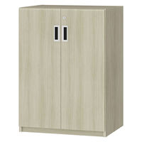 大洋 Shelfit 鍵付き 収納庫 幅548×奥行465×高さ832mm グレーオーク OFS8355D45 GO+2段扉幅木 1台（直送品）