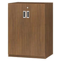 大洋 Shelfit 鍵付き 収納庫 幅548×奥行465×高さ832mm OFS8355D45 WB+2段扉幅木 1台（直送品）