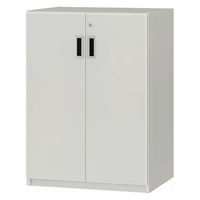 大洋 Shelfit 鍵付き 収納庫 幅548×奥行465×高さ832mm ホワイト OFS8355D45 WH+2段扉幅木 1台（直送品）