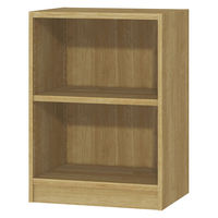 大洋 Shelfit オープン 収納庫 幅598×奥行445×高さ832mm スモーキーブラウン OFS8360 D45 SMB+幅木 1台（直送品）