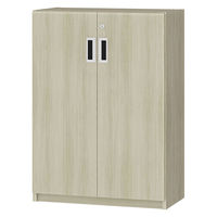 大洋 Shelfit 鍵付き 収納庫 幅598×奥行315×高さ832mm グレーオーク OFS8360D30 GO+2段扉幅木 1台（直送品）