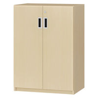大洋 Shelfit 鍵付き 収納庫 幅598×奥行405×高さ832mm ライトナチュラル OFS8360D40 LN+2段扉幅木 1台（直送品）
