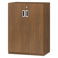 大洋 Shelfit 鍵付き 収納庫 幅598×奥行405×高さ832mm OFS8360D40 WB+2段扉幅木 1台（直送品）