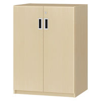 大洋 Shelfit 鍵付き 収納庫 幅598×奥行465×高さ832mm ライトナチュラル OFS8360D45 LN+2段扉幅木 1台（直送品）