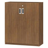 大洋 Shelfit 鍵付き 収納庫 幅648×奥行315×高さ832mm OFS8365D30 WB+2段扉幅木 1台（直送品）