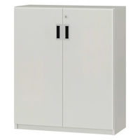 大洋 Shelfit 鍵付き 収納庫 幅648×奥行315×高さ832mm ホワイト OFS8365D30 WH+2段扉幅木 1台（直送品）