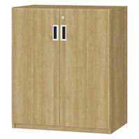 大洋 Shelfit 鍵付き 収納庫 幅648×奥行465×高さ832mm OFS8365D45 SMB+2段扉幅木 1台（直送品）