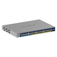 NETGEAR  ＧＳ７５２ＴＸＵＰ　ギガ２４ポート　ＳＦＰ＋ｘ４　ＰｏＥ＋＋　スマートクラウドスイッチ GS752TXUP-300JPS（直送品）