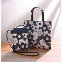 パン・クリエーション 尾州織手さげ&スマホポシェット 25-6376-418 1袋（直送品）