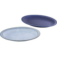 東秀陶器 ドットリムペアオーバル 25-6378-381 1箱（直送品）