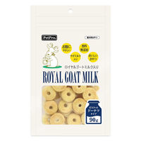 ロイヤルゴート ミルク入り ビスケット ドーナツタイプ 90g  1袋 ペットプロ ドッグフード 犬用 おやつ