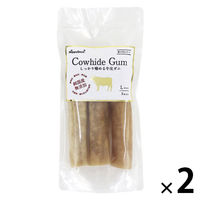 ハッピーデイズ 純国産 無添加 しっかり噛める 牛皮ガム L 国産 3本入 2袋 ペットプロ ドッグフード 犬用 おやつ