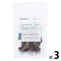ハッピーデイズ 国産 ソフトまぐろチップ 猫用 国産 30g 3袋 ペットプロ キャットフード 猫用 おやつ