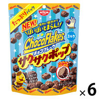 クランチチョコレート チョコフレーク サクサクポップ たっぷりパック 1セット（1個×6）