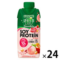カゴメ 野菜生活100 Smoothie（スムージー） SOY PROTEIN ざくろmix 330ml 1セット（24本）