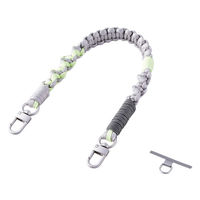 スマホストラップ 編みロープタイプ ハンドストラップ 手首 落下防止 携帯ストラップ グレー P-STHKNGY エレコム 1個（直送品）