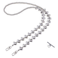 スマホストラップ ハートビーズ ショルダー 首掛け ストラップホルダーシート シルバー P-STSDH1BEHSV エレコム 1個（直送品）